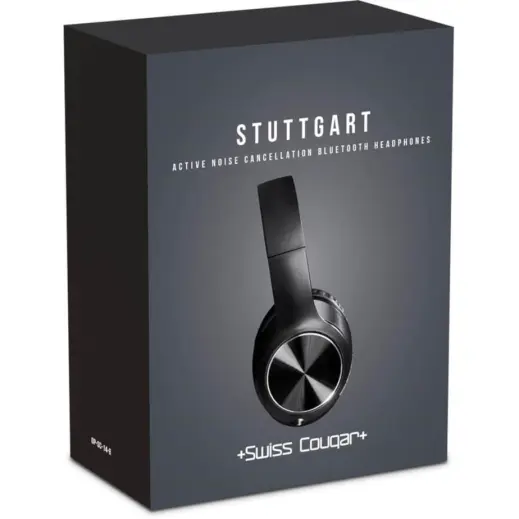 Swiss Cougar Stuttgart Active Noise Cancelling Bluetooth Headphones Box